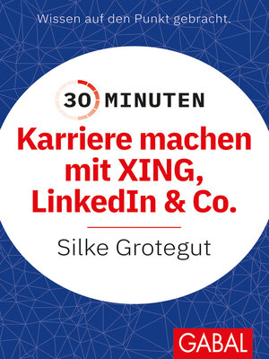 cover image of 30 Minuten Karriere machen mit XING, LinkedIn und Co.